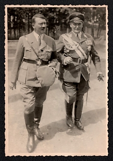 1933-1945 'The Fuhrer', Hitler and Personalities, Third Reich Nazi Propaganda Postcard