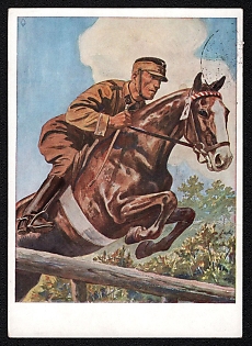 1938 'German! Earn the Sa Sports Badge! Apply at Your Local Sa Branches', Infantry Wehrmacht Army Military, Third Reich Nazi Propaganda Postcard