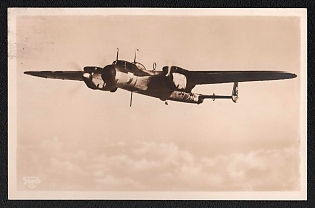 1941 'Photo Series: Our Air Force — Do 17 Twin-Engine Bomber', Military Aircraft Air Force Luftwaffe, Third Reich Nazi Propaganda Postcard