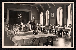 1933-1945 'Doctors and Nurses', Military Parade, Gathering, Third Reich Nazi Propaganda Postcard