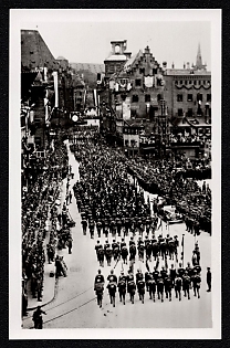 1933-1945 'Military Parade', Military Parade, Gathering, Third Reich Nazi Propaganda Postcard