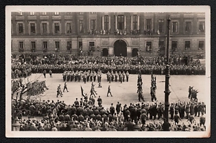 1933-1945 'Military Parade', Military Parade, Gathering, Third Reich Nazi Propaganda Postcard