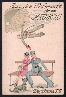 1933-1945 'Wehrmacht Drive for The K.W.H.W.', Third Reich Nazi Propaganda Postcard