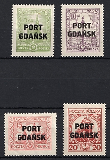 1926-27 Port Gdansk, Danzig Gdansk, Germany, Complete Set