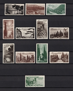 1938 Crimea and Caucasus, Soviet Union, USSR, Russia, Complete Set