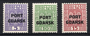 1934 Port Gdansk, Danzig Gdansk, Germany, Complete Set