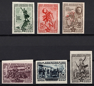 1940 The 20th Anniversary of Fall of Perekop, Soviet Union, USSR, Russia, Imperforate, Complete Set