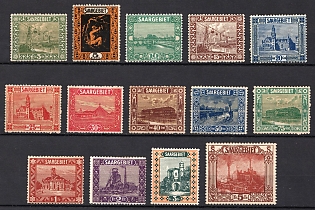 1922 Saar, Germany, Complete Set