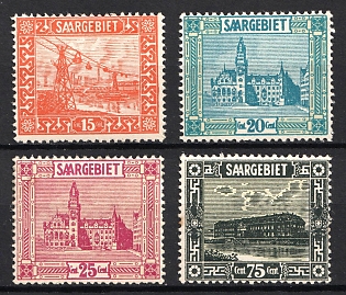 1923 Saar, Germany, Complete Set