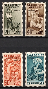 1927 Saar, Germany, Complete Set