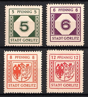 1945 Gorlitz, Germany Local Post, Complete Set