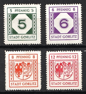 1945 Gorlitz, Germany Local Post, Complete Set