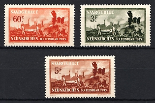 1933 Saar, Germany, Complete Set