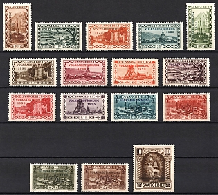 1934 Saar, Germany, Complete Set