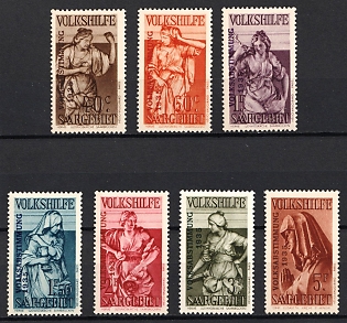1934 Saar, Germany, Complete Set