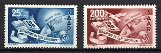 1950 Saar, Germany, Complete Set