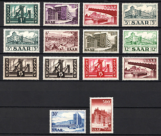 1952 Saar, Germany, Complete Set