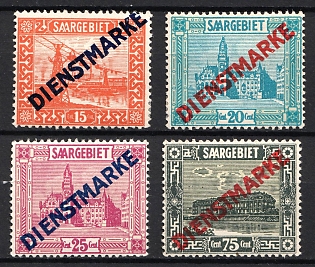 1923/24 Saar, Germany, Official Stamps