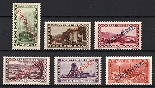1927/30 Saar, Germany, Official Stamps, Complete Set