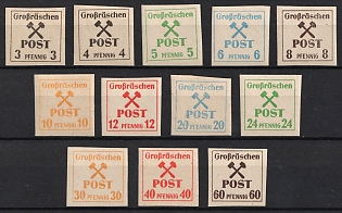 1945 Grossraschen, Germany Local Post, Complete Set