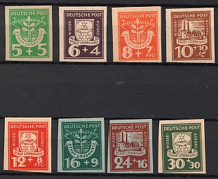 1946 Lubbenau (Spreewald), Germany Local Post, Complete Set, Imperforate