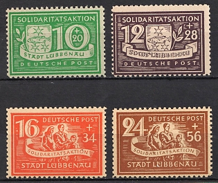1946 Lubbenau (Spreewald), Germany Local Post, Complete Set