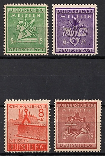 1945 Meissen, Germany Local Post, Complete Set