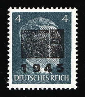 1945 4pf Netzschkau-Reichenbach (Saxony), Germany Local Post