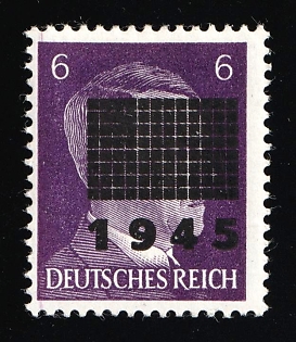 1945 6pf Netzschkau-Reichenbach (Saxony), Germany Local Post, Signed