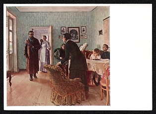 1930 'They did not Expect Him' Soviet Union Picture Postcard