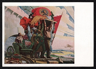 1929 'Republic of the Soviets' Soviet Union Picture Postcard