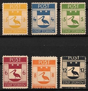 1946 Storkow (Mark), Germany Local Post, Complete Set