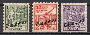 1946 Eilenburg (Saxony), Germany Local Post, Unofficial Issue, Complete Set