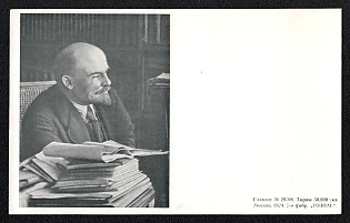 1924 'Vladimir Ilyich Lenin' Soviet Union Picture Postcard