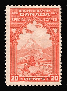 1927 20c Dominion of Canada, British Colonies, Special Delivery Stamp, Complete Set