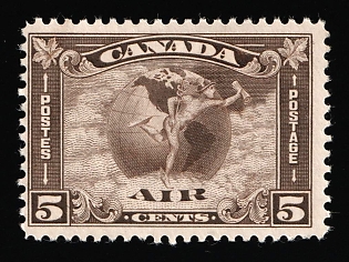 1930 5c Dominion of Canada, British Colonies, Airmail, Complete Set