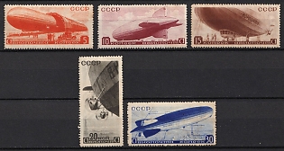 1934 The Airships of the USSR, Soviet Union, USSR, Russia, Complete Set