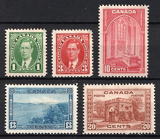 1937-38 Dominion of Canada, British Colonies