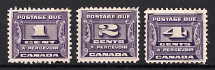1926-28 Dominion of Canada, British Colonies, Postage Due Stamps