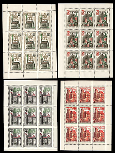 1973 Historical and Architectural Monuments of the Baltic Republics, Soviet Union, USSR, Russia, Complete Set, Complete Sheets