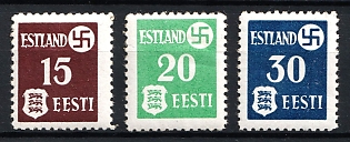 1941 Estonia, German Occupation, Germany, Complete Set