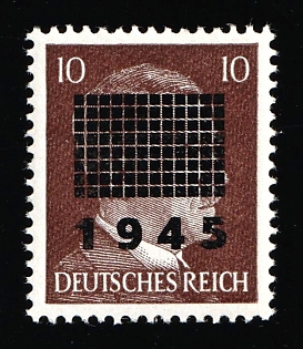1945 10pf Netzschkau-Reichenbach (Saxony), Germany Local Post
