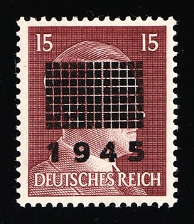 1945 15pf Netzschkau-Reichenbach (Saxony), Germany Local Post