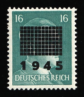 1945 16pf Netzschkau-Reichenbach (Saxony), Germany Local Post