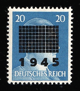 1945 20pf Netzschkau-Reichenbach (Saxony), Germany Local Post