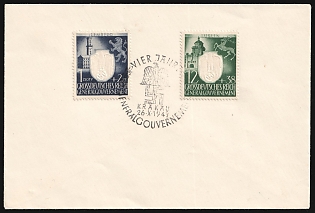 1943 'General Government', Commemorative Propaganda Postmark Cover with Black Sonderstempel 'Anniversary of the General Government'