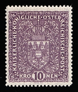 1917 10kr Austria-Hungary, Type I