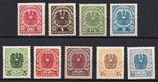1920-21 Republic of Austria, Complete Set