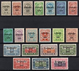 1921 Republic of Austria, Complete Set