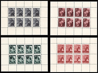 1945 Croatia, NDH, Complete Set, Full Sheets